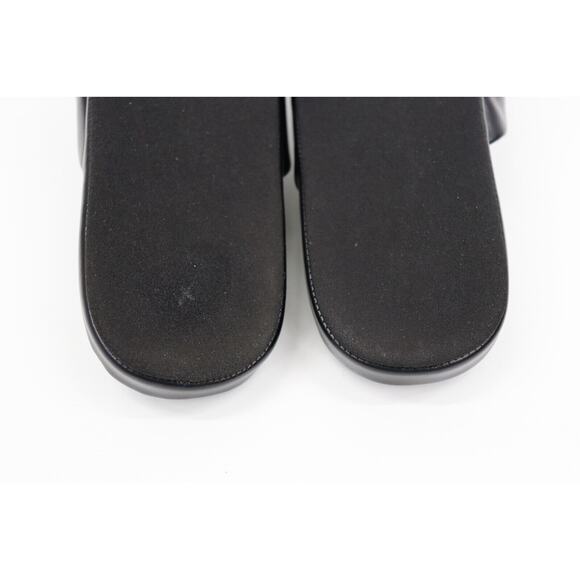 L.B. Evans Duke Scuff Black Genuine Leather Casual Slippers 2761 Size 10 EEE - Picture 5 of 10